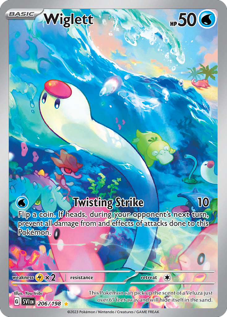 Wiglett - 206/198 - Scarlet & Violet Base Set