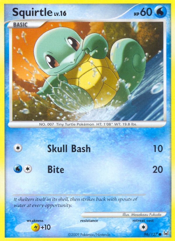 Squirtle - 96 - Platinum