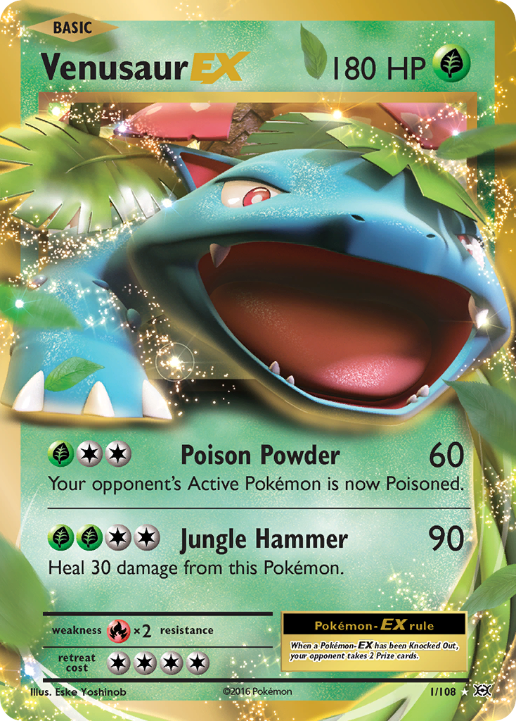 Venusaur EX - 1/108 - Evolutions
