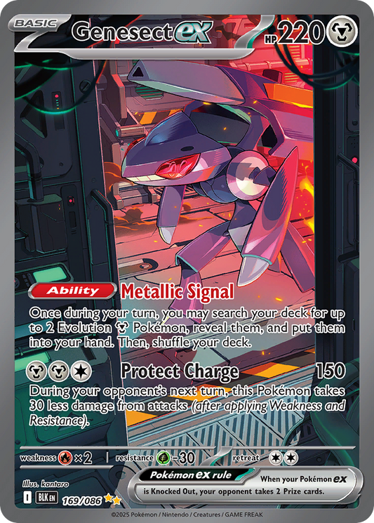 Genesect ex - 169/086 - Black Bolt
