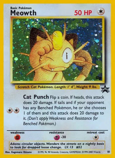 Meowth - 10/53 - WoTC Promo