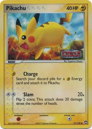 Pikachu - 57 - EX Power Keepers
