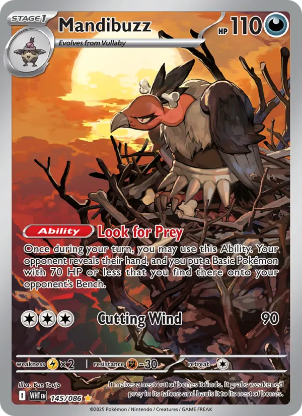 Mandibuzz - 145/086 - White Flare