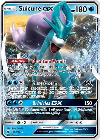Suicune GX - 60 - Lost Thunder