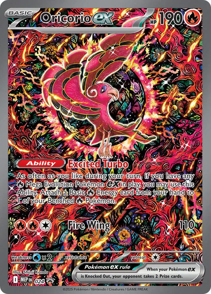 Oricorio ex - 024 - 024 - Mega Evolution Promos