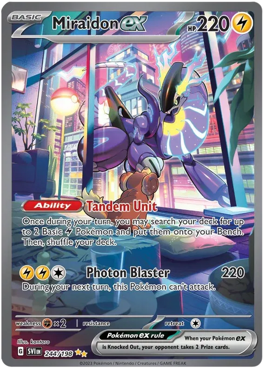 Miraidon ex - 244/198 - Scarlet & Violet Base Set