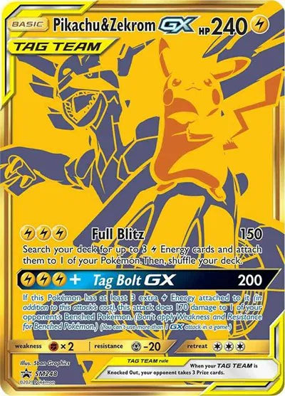 Pikachu & Zekrom GX - SM248 - Sun & Moon Promo