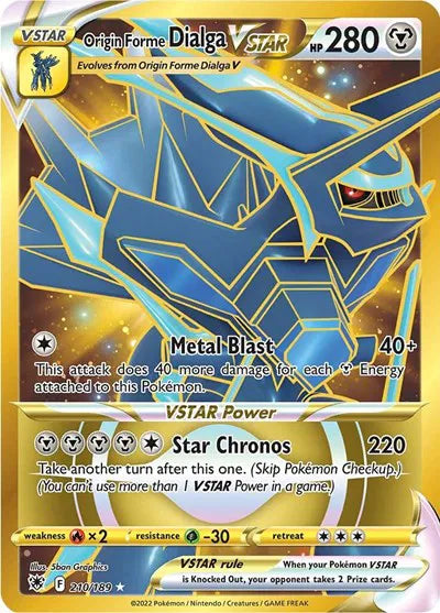 Origin Forme Dialga VSTAR (Secret) (210) - 210/189 - Astral Radiance