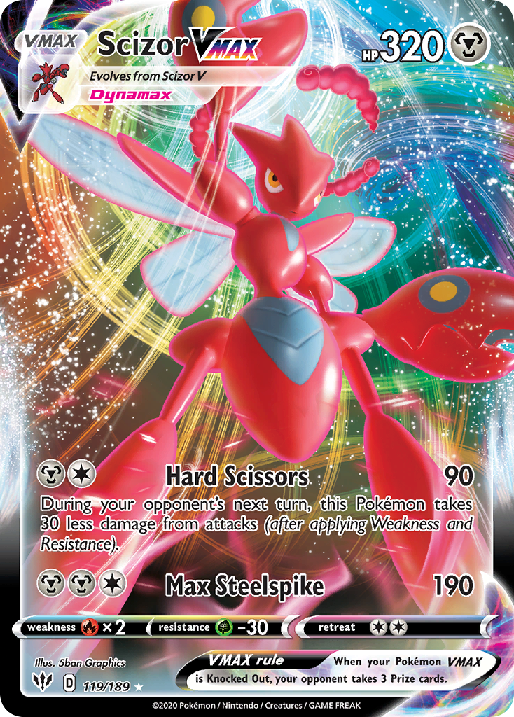 Scizor VMAX - 119 - Darkness Ablaze