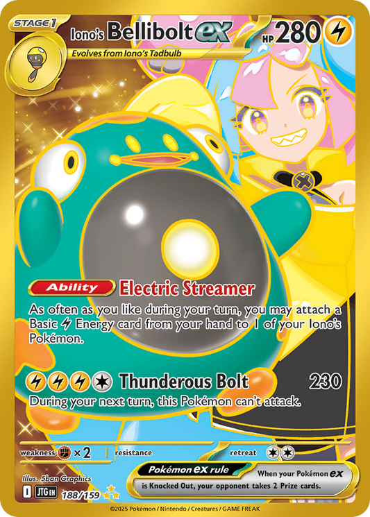 Iono's Bellibolt ex - 188/159 - Journey Together