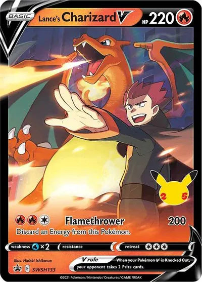 Lance's Charizard V - SWSH133 - Sword & Shield Promo