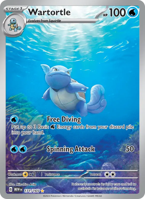 Wartortle - 171/165 - SV: 151