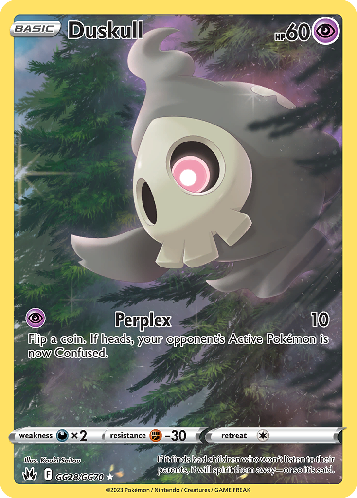 Duskull - GG28/GG70 - Crown Zenith: Galarian Gallery