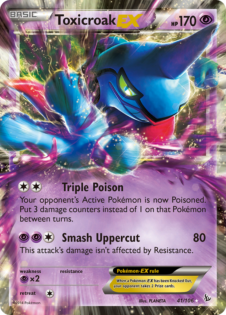 Toxicroak EX - 41 - Flashfire