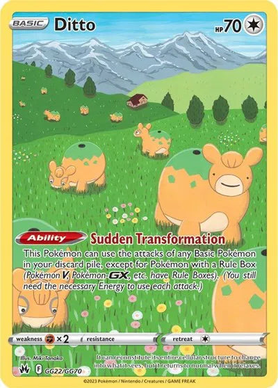 Ditto - GG22/GG70 - Crown Zenith: Galarian Gallery