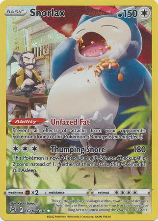 Snorlax - TG10/TG30 - Lost Origin Trainer Gallery