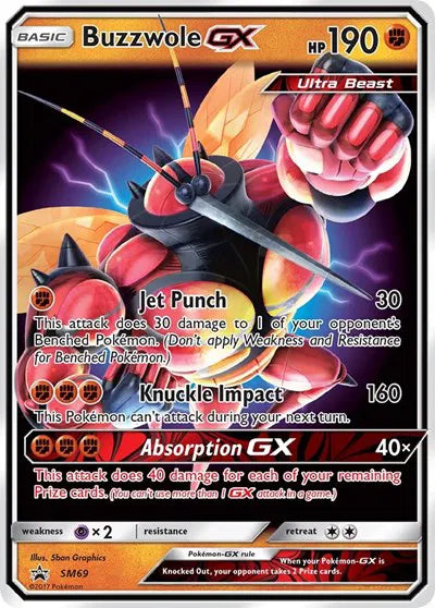 Buzzwole GX - SM69 - Sun & Moon Promo