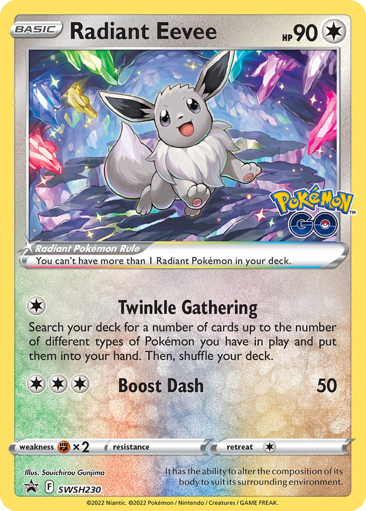 Radiant Eevee - SWSH230 - Sword & Shield Promo