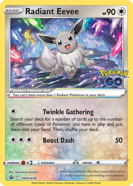 Radiant Eevee - SWSH230 - Sword & Shield Promo