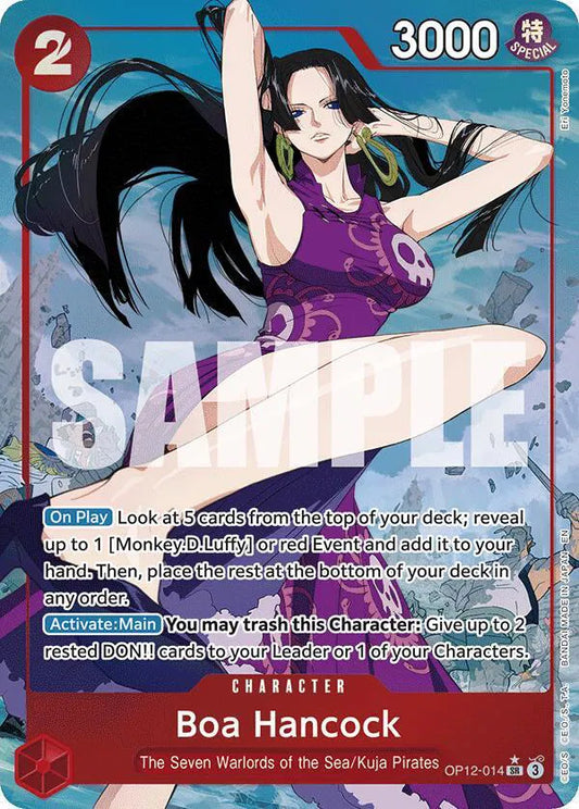 Boa Hancock (Alternate Art) - OP12-014 - Foil - Legacy of the Master