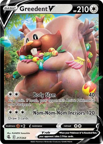 Greedent V - 217/264 - Fusion Strike