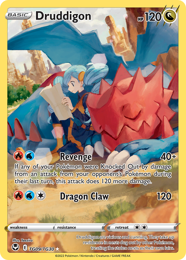 Druddigon - TG09/TG30 - Silver Tempest Trainer Gallery