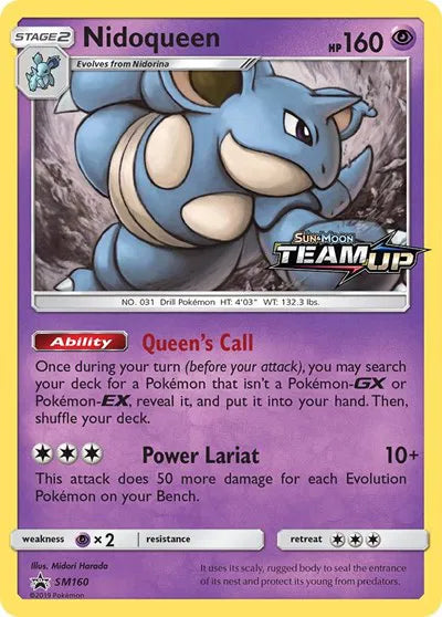 Nidoqueen (Prerelease) - SM160 - Sun & Moon Promo