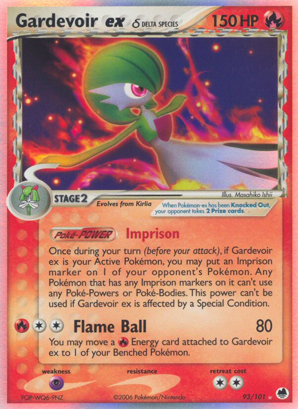 Gardevoir ex (Delta Species) - 93/101 - EX Dragon Frontiers