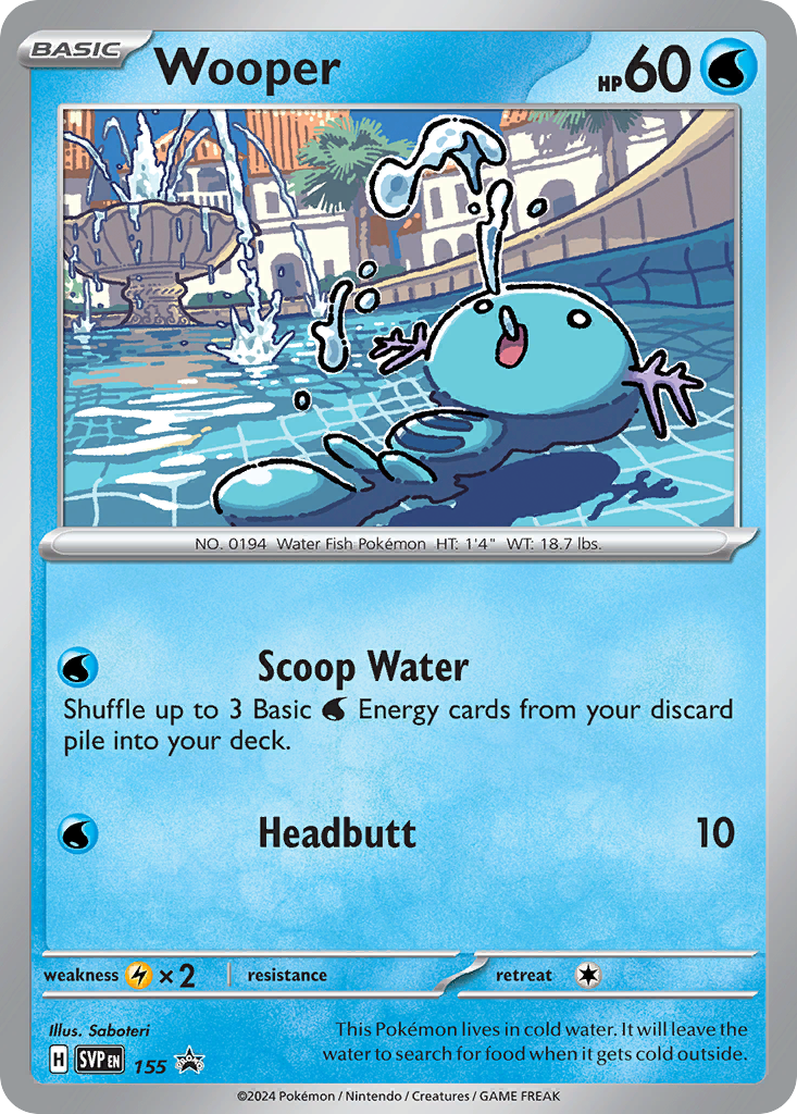 Wooper - 155 - Scarlet & Violet Promo