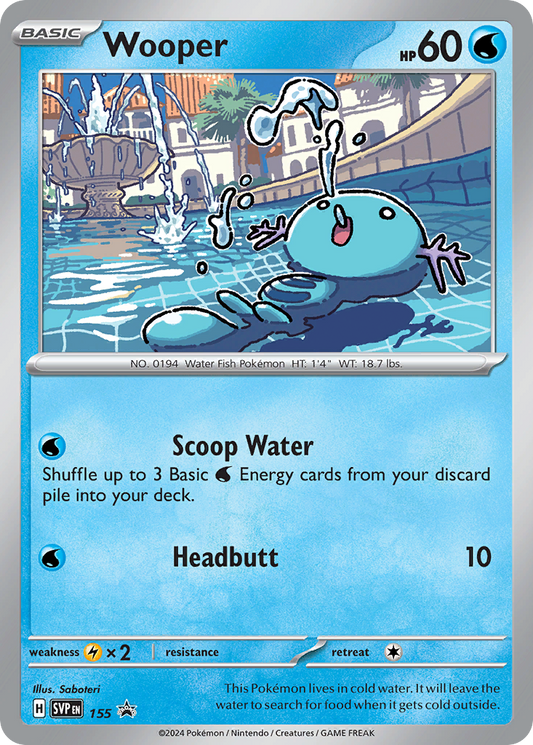 Wooper - 155 - Scarlet & Violet Promo