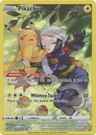 Pikachu - TG05/TG30 - Lost Origin Trainer Gallery