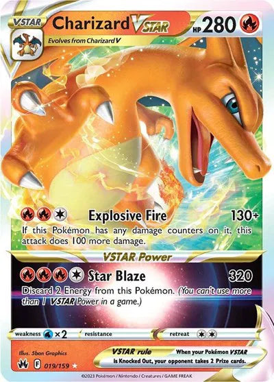 Charizard VSTAR - 019/159 - Crown Zenith
