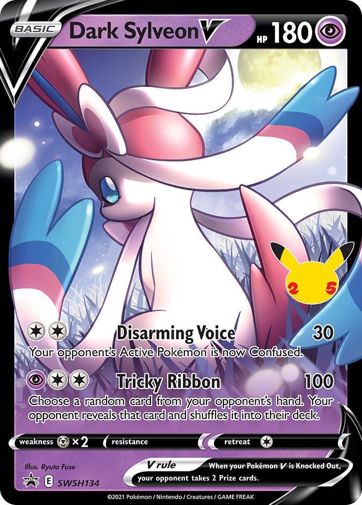 Dark Sylveon V - SWSH134 - Sword & Shield Promo