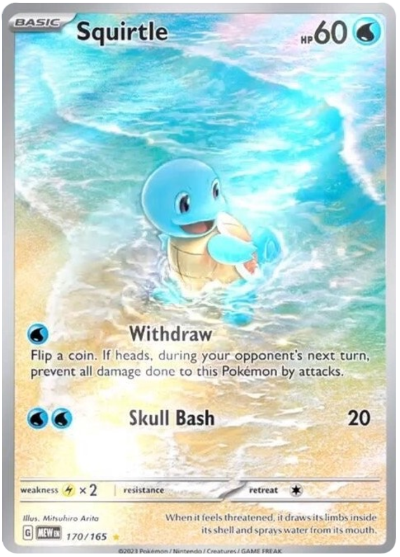 Squirtle (JP) - 170/165 - Pokemon 151