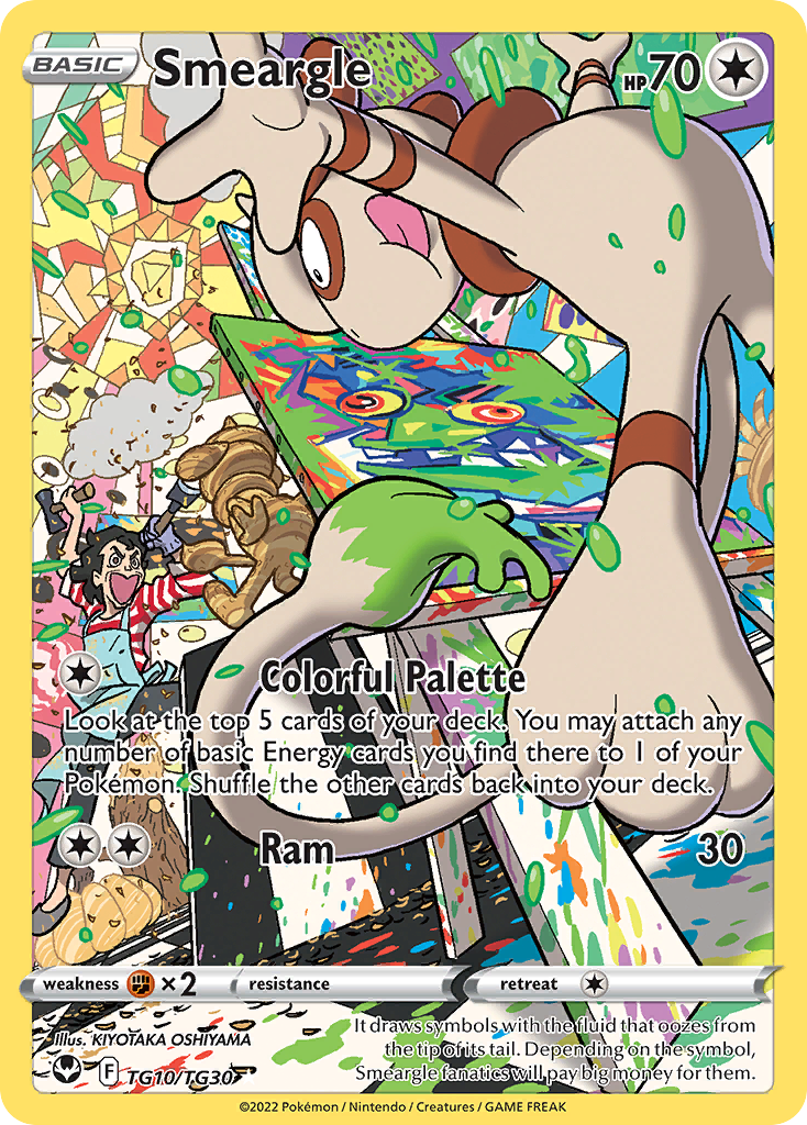 Smeargle - TG10/TG30 - Silver Tempest Trainer Gallery