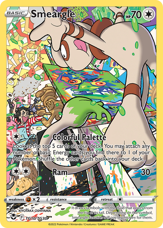 Smeargle - TG10/TG30 - Silver Tempest Trainer Gallery