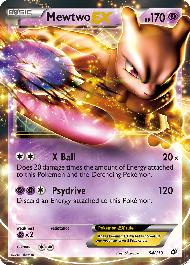 Mewtwo EX (Chase Moloney) - 54/99 - World Championship Decks