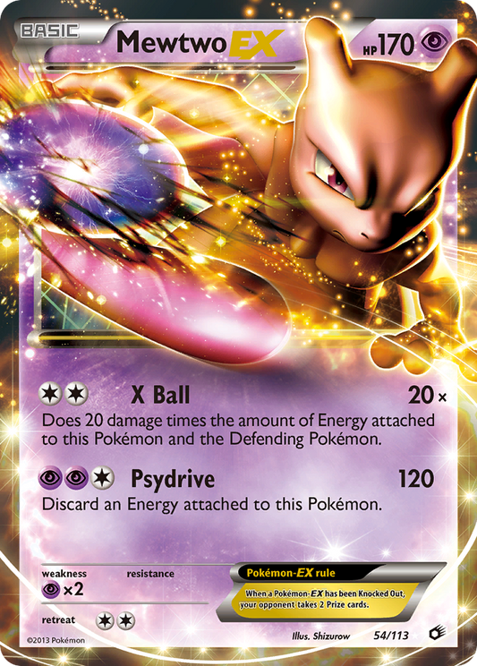 Mewtwo EX (Chase Moloney) - 54/99 - World Championship Decks