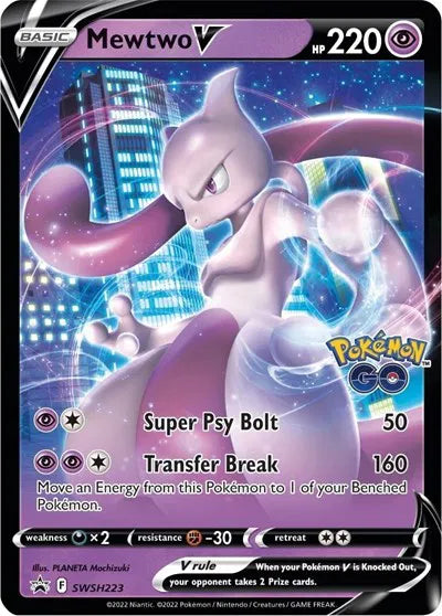 Mewtwo V - SWSH223 - Sword & Shield Promo