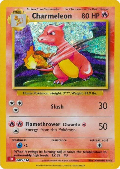 Charmeleon - 002/034 - Trading Card Game Classic