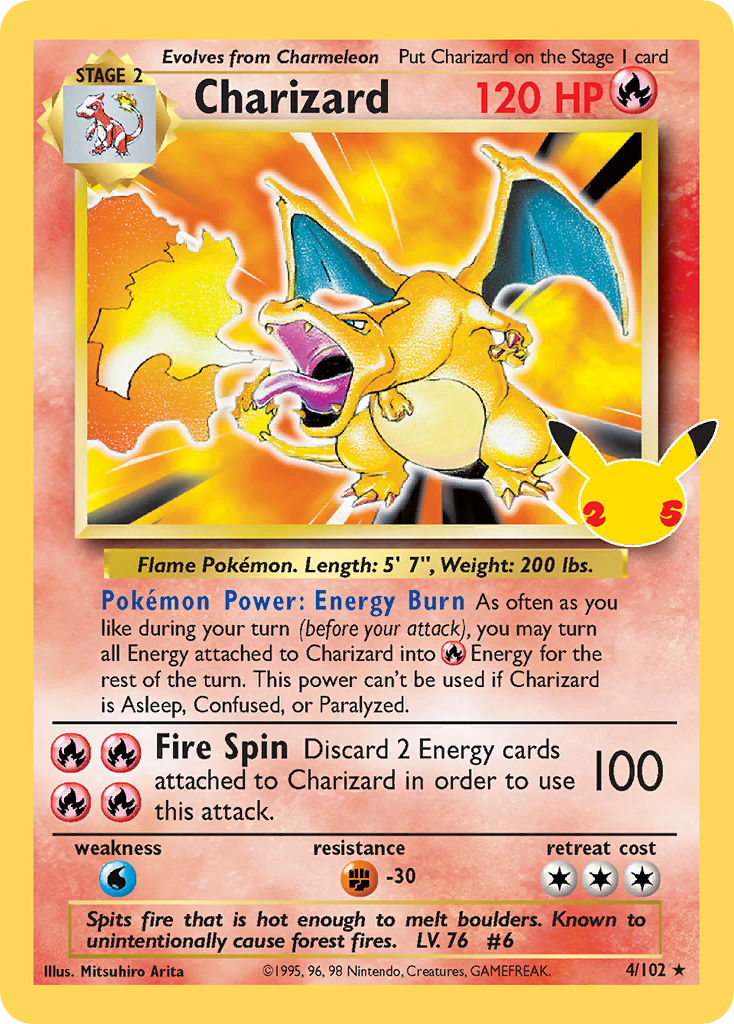 Charizard - 4/102 - Celebrations: Classic Collection