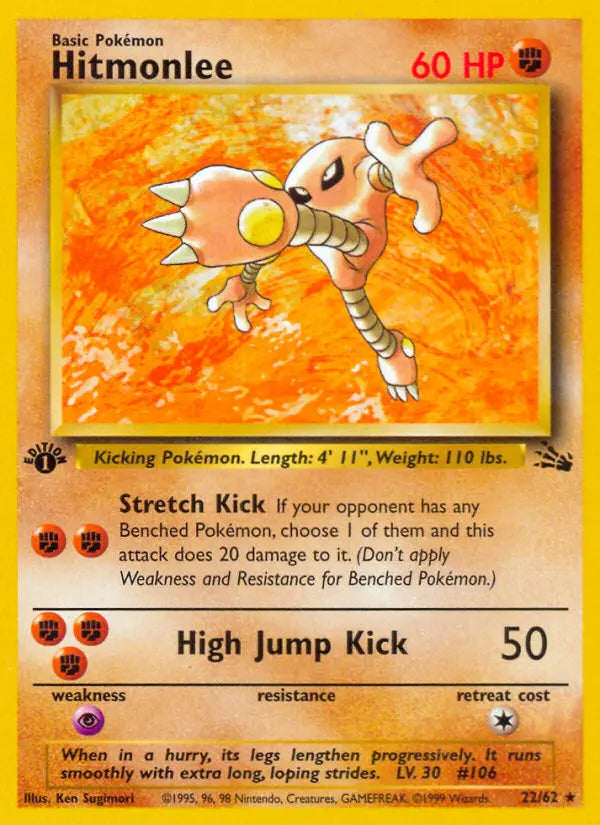 Hitmonlee (22) - 22 - Fossil