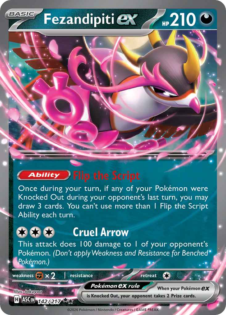 Fezandipiti ex - 142/217 - Ascended Heroes