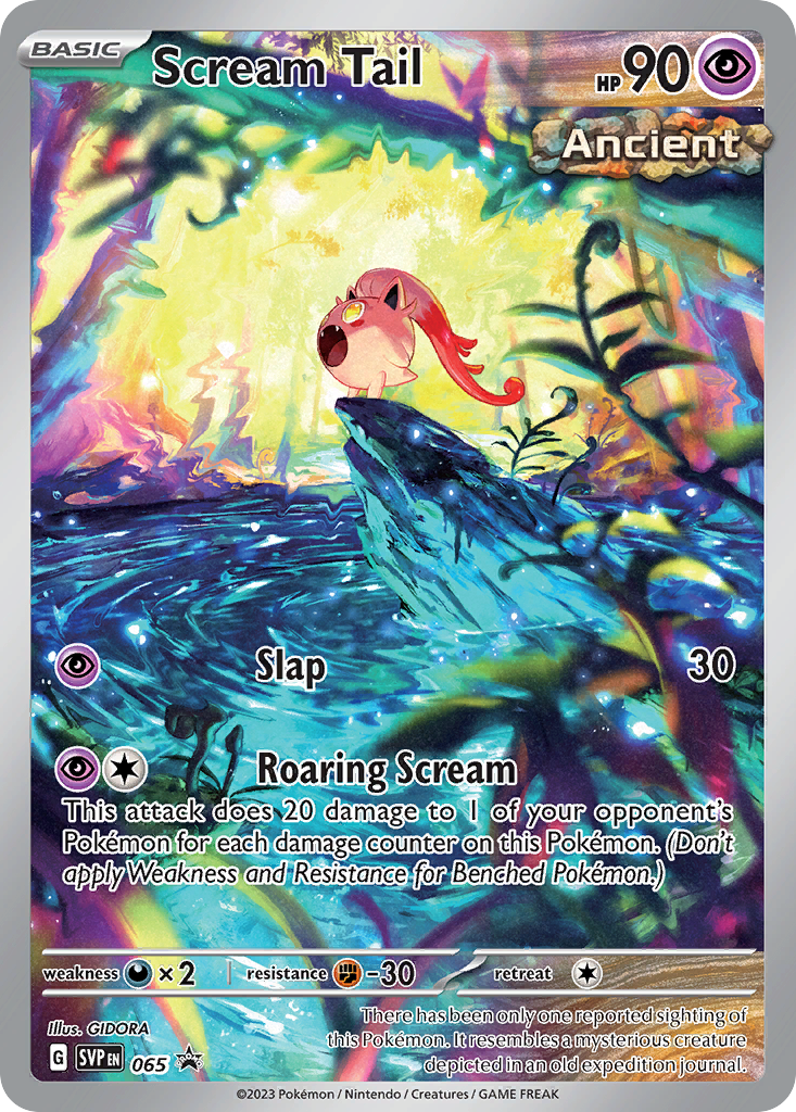 Scream Tail (Pokemon Center Exclusive) - 065 - Scarlet & Violet Promo