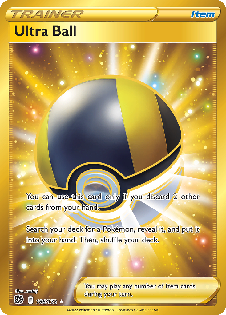 Ultra Ball (Secret) - 186/172 - Brilliant Stars