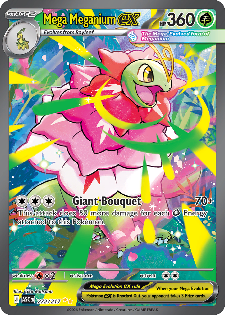 Mega Meganium ex - 272/217 - Ascended Heroes