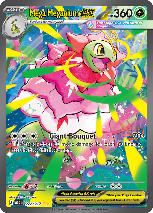 Mega Meganium ex - 272/217 - Ascended Heroes
