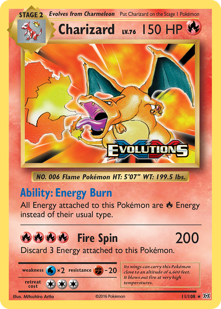 Charizard - 11/108 - Evolutions