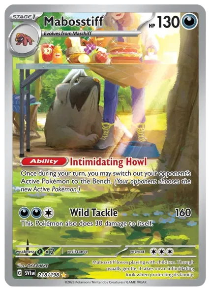 Mabosstiff - 218/198 - Scarlet & Violet Base Set