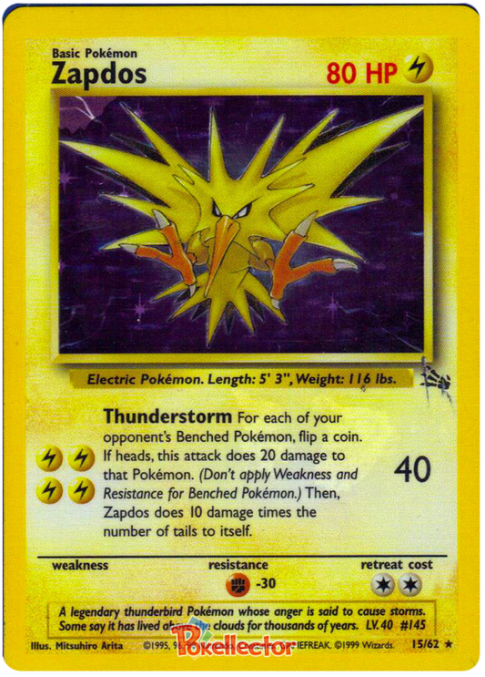 Zapdos - 15/62 - Fossil